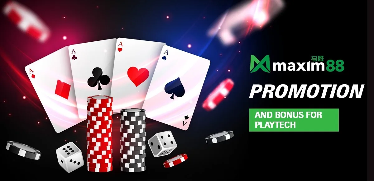 Promotion and bonus for playtech