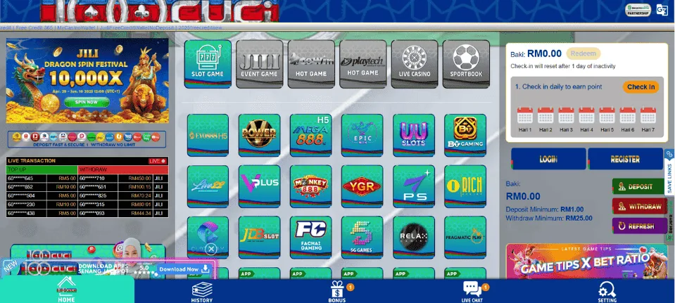 100Cuci homepage