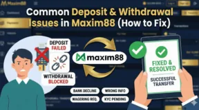 Common Deposit & Withdrawal Issues in Maxim88 (How to Fix)